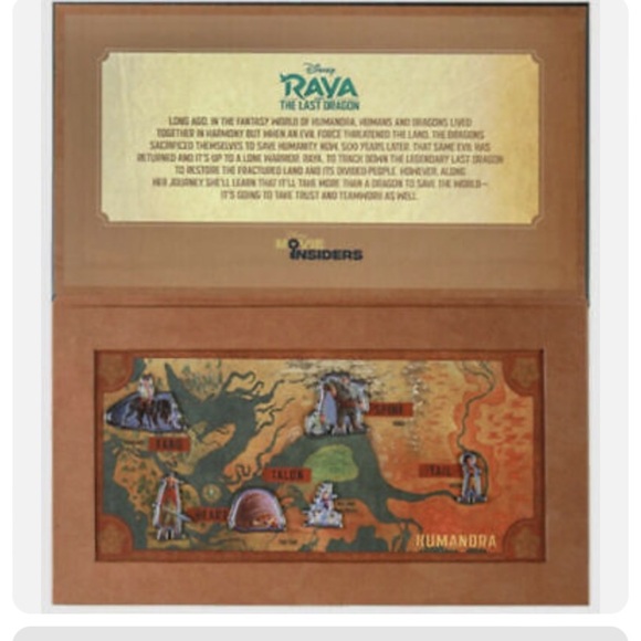 Disney Other - Brand New Disney Raya And The Last Dragon 7 Pin Box Set LE Exclusive
